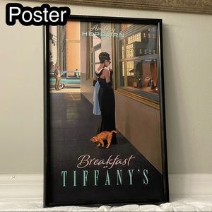 Audrey Hepburn Breakfast At Tiffanys Poster